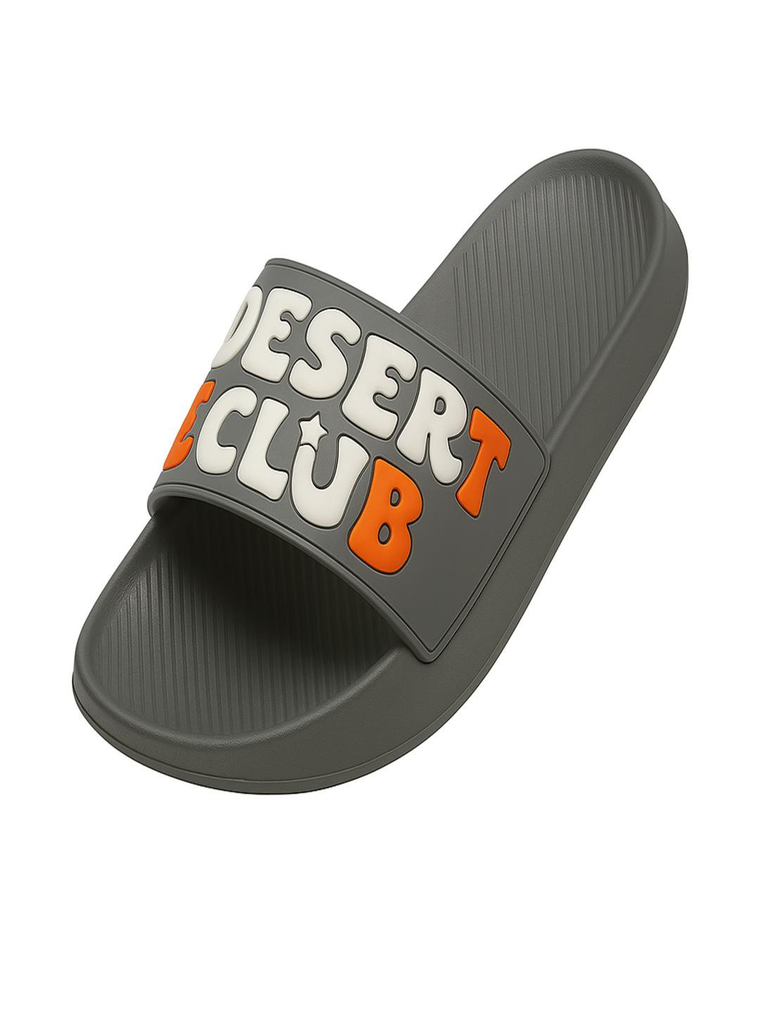 ABJ Fashion Men Grey EVA Flip Flops