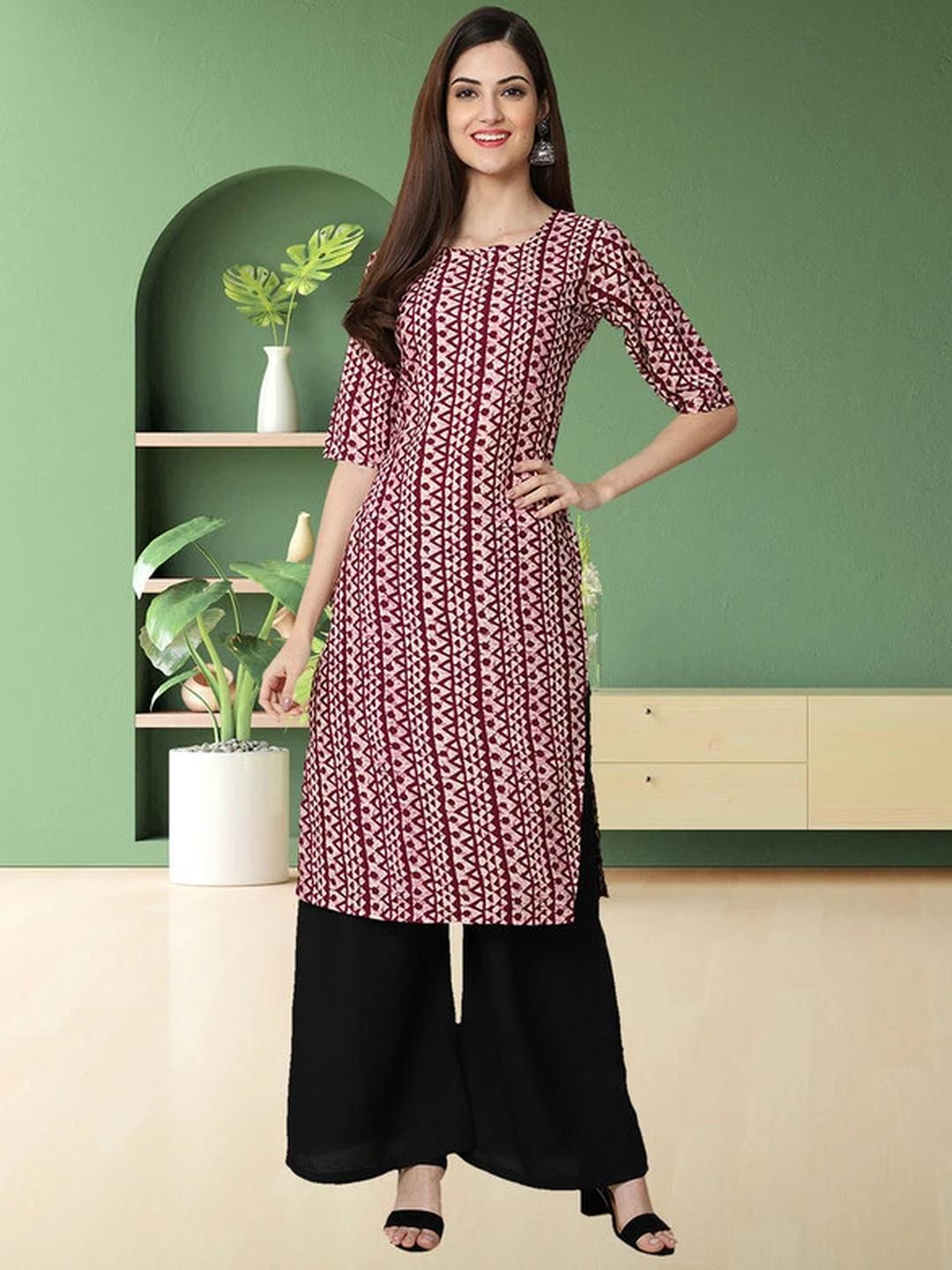 Ethnic Basket Cotton Embroidered Kurta