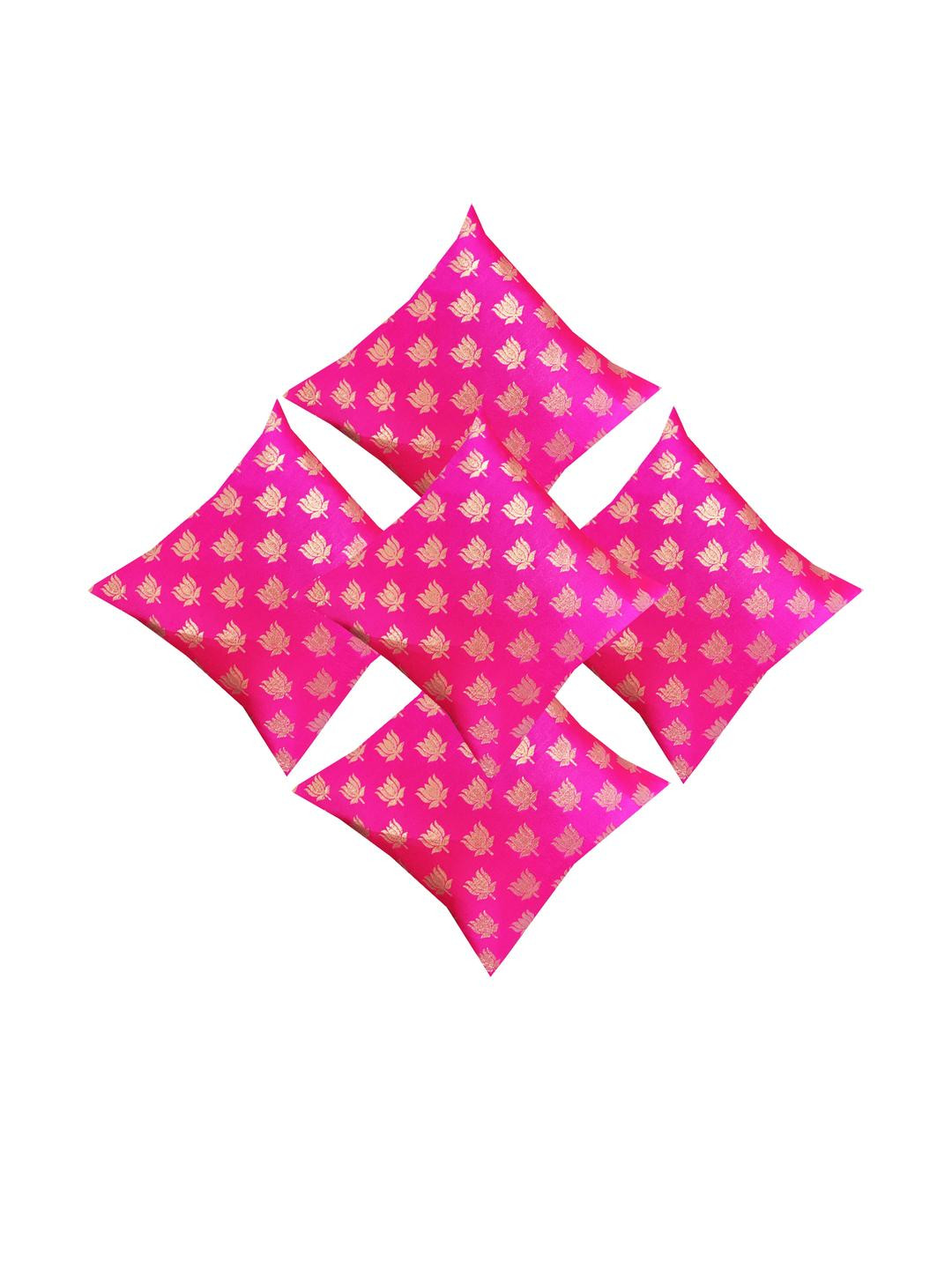 Artsilk Set of 5 Printed Cushion Cover