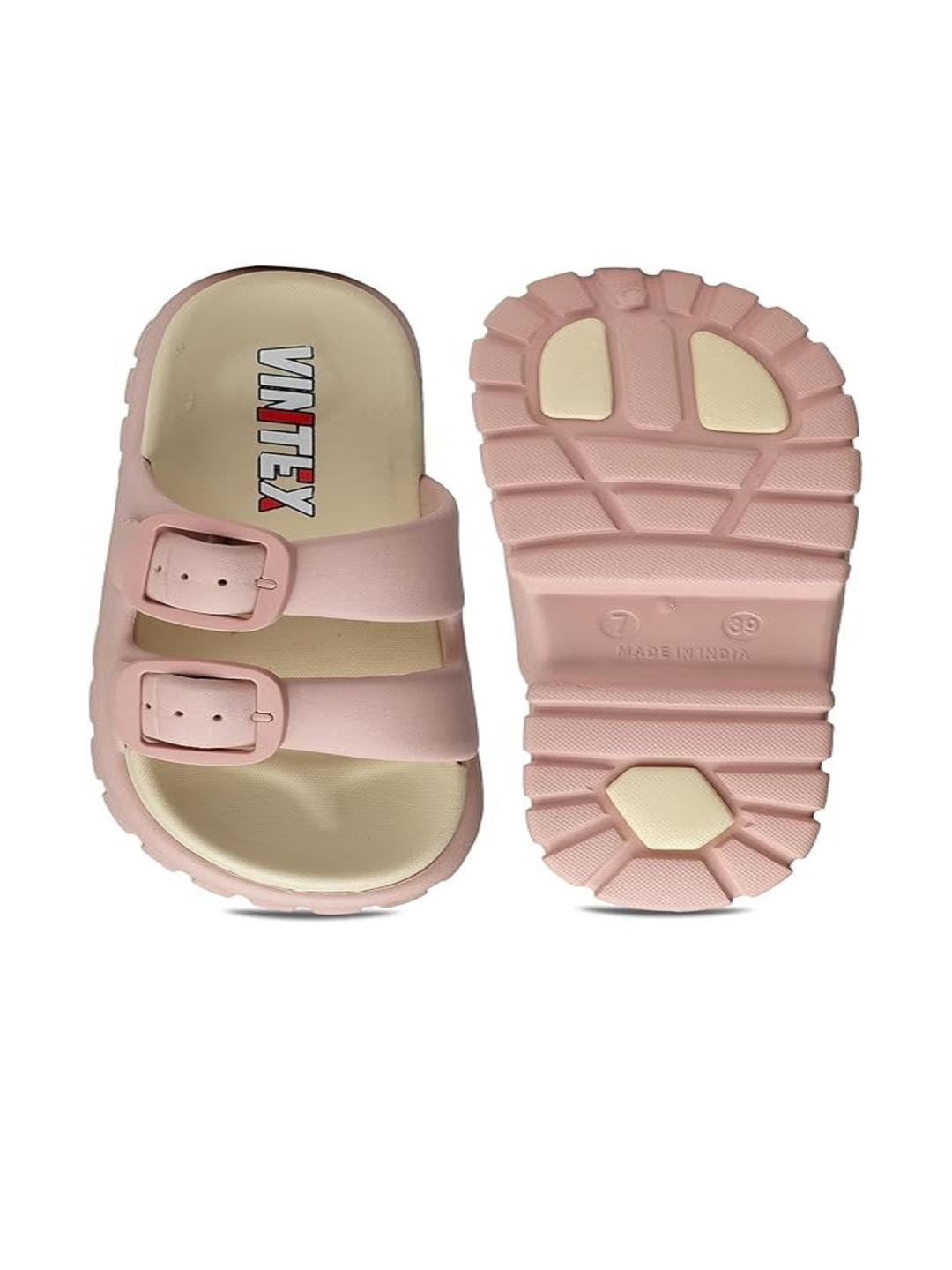VINTEX Women Pink Rubber Clogs