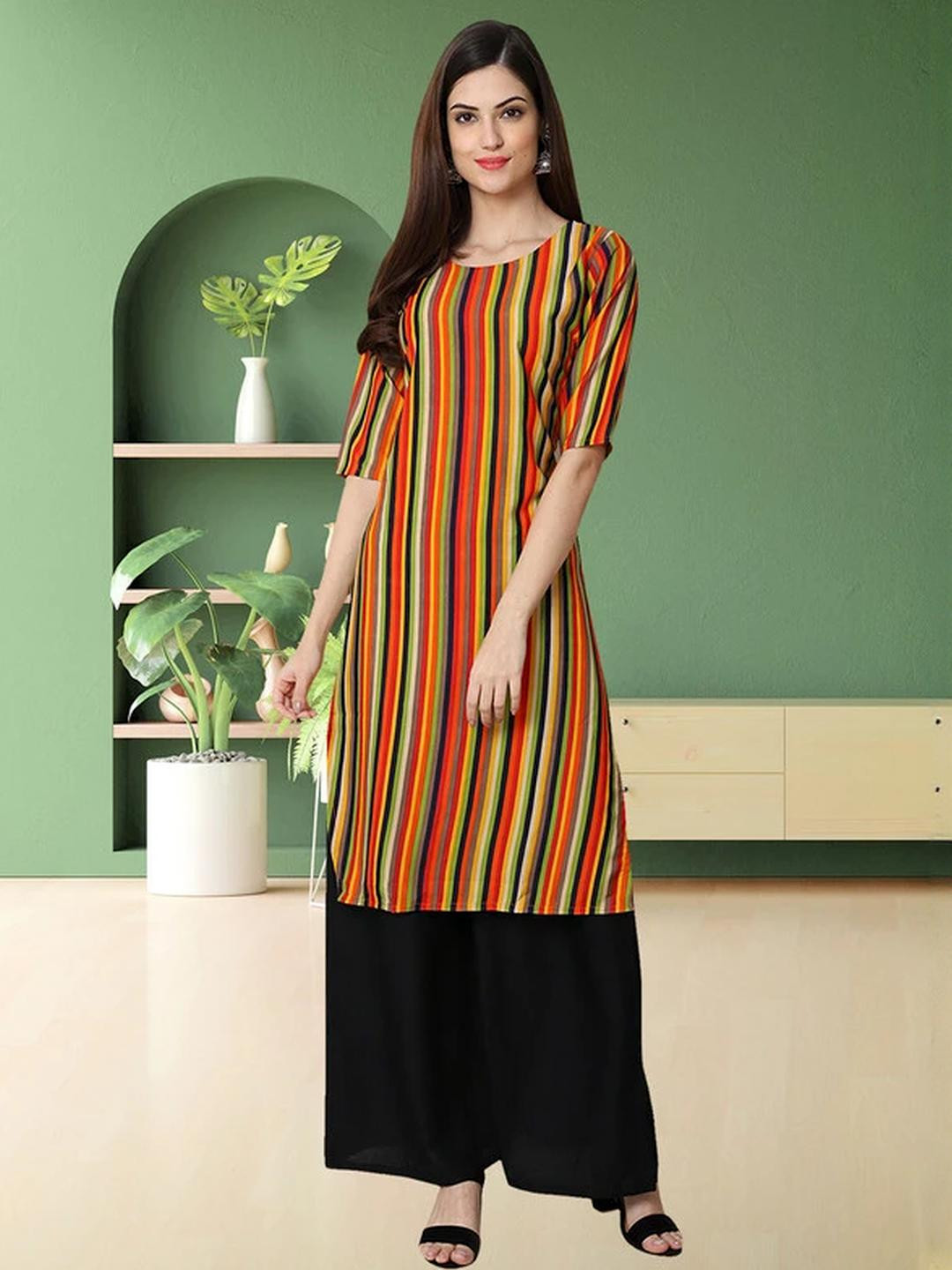 Ethnic basket Women Multicoloured Kurtas