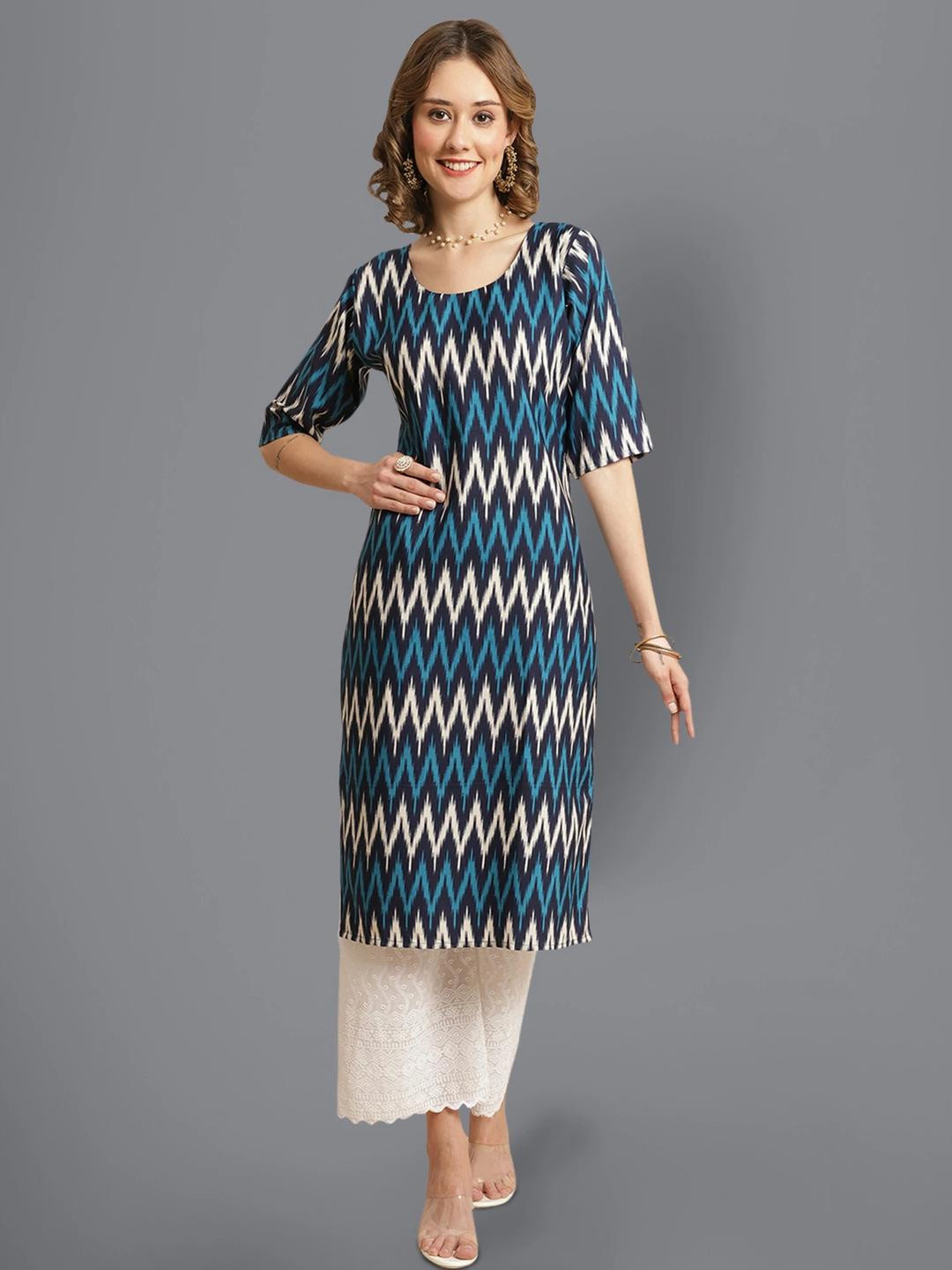 Ethnic Basket Cotton Embroidered Kurta