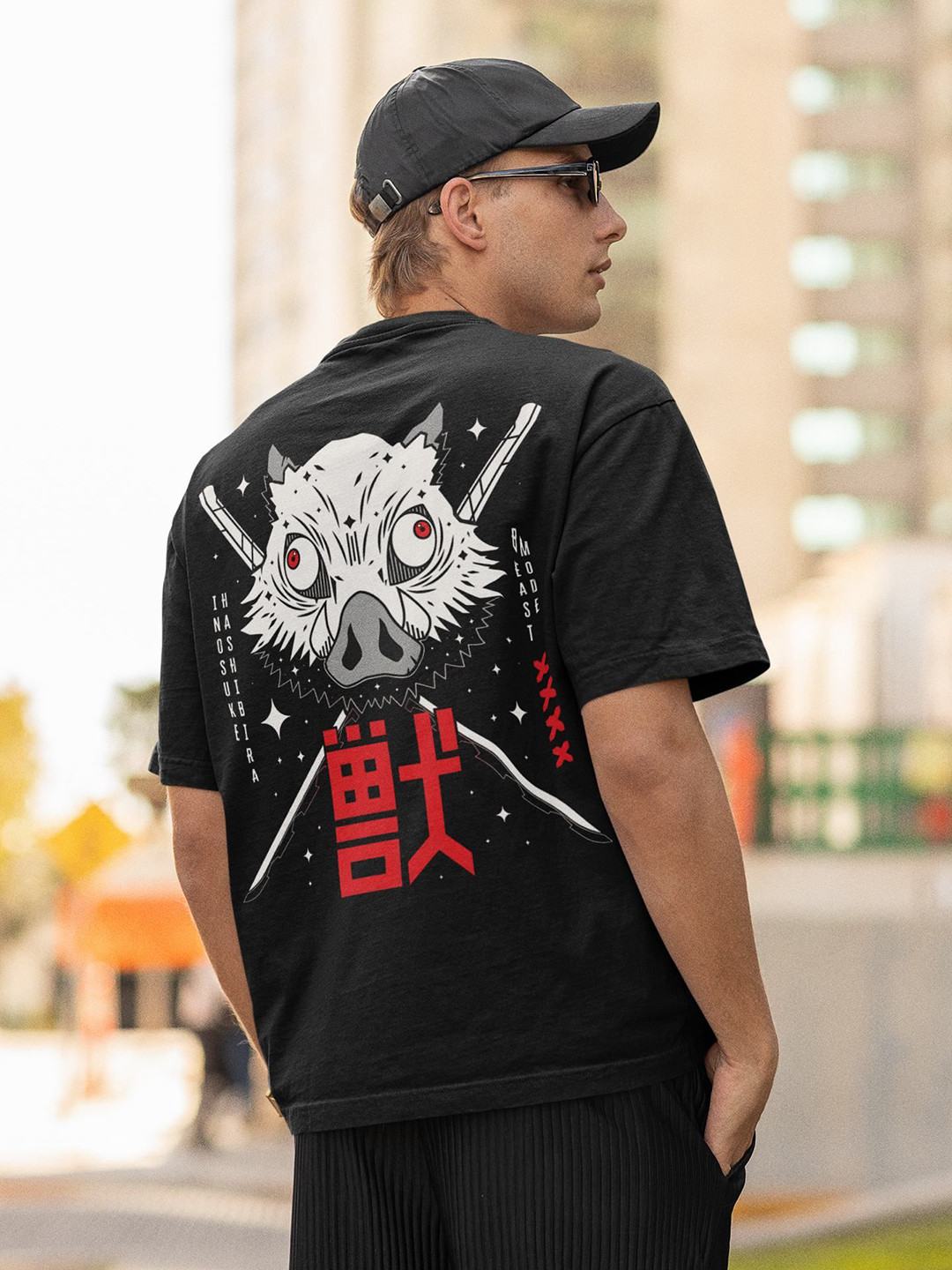 Hatke Trends Men Graphic Printed Cotton Applique T-shirt