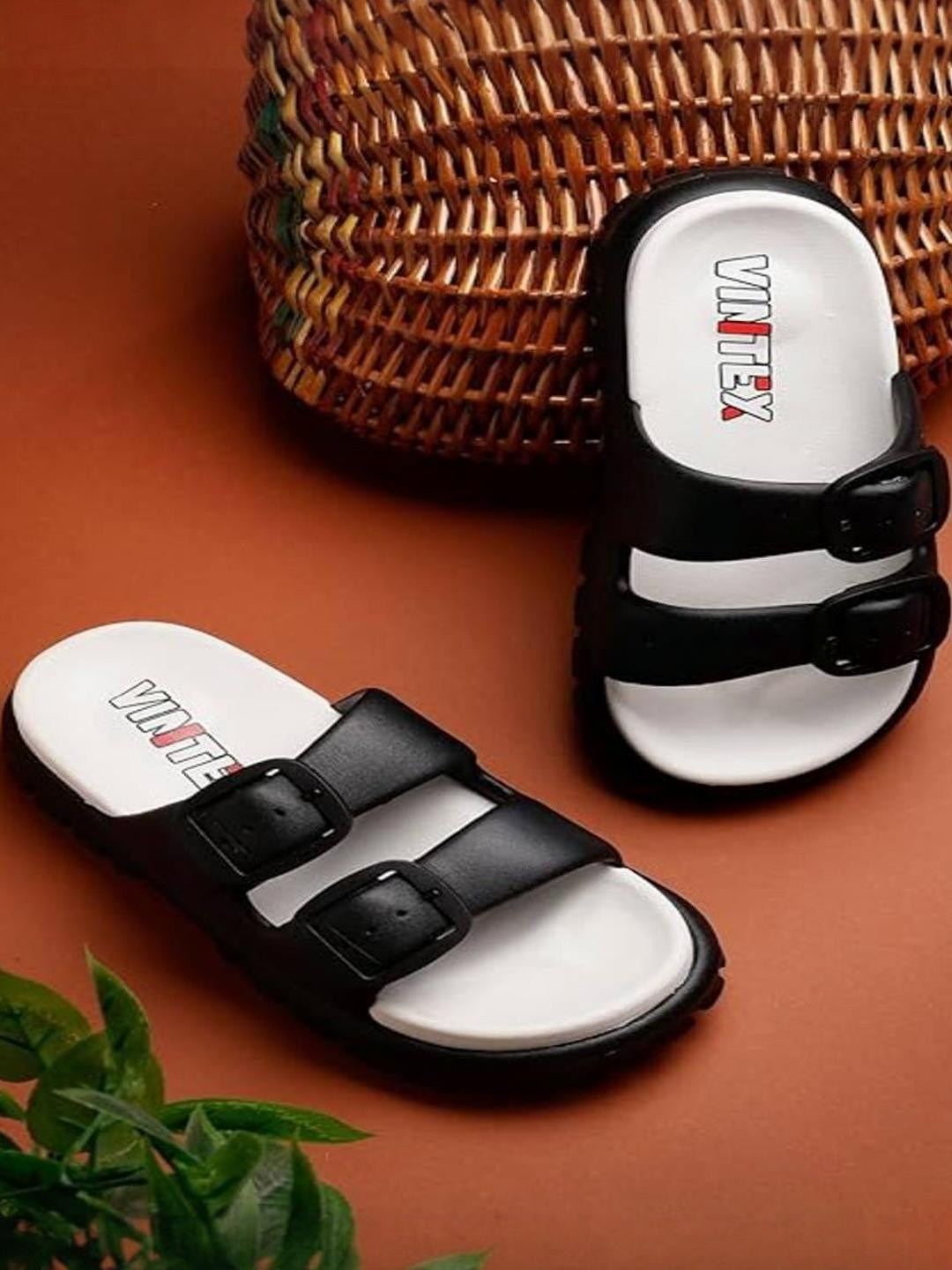 VINTEX Women Black Rubber Clogs