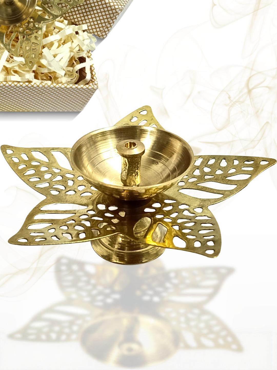 Lamina Decorative Brass Diya