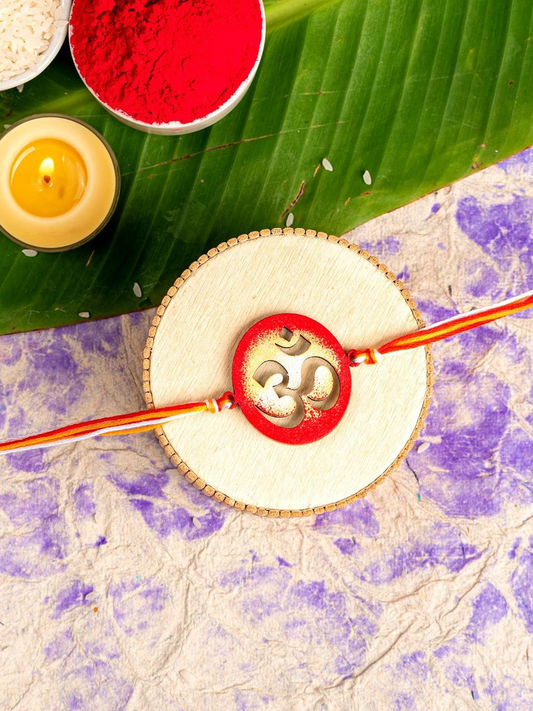 Look and Adorn Unisex Red Thread Rakhi