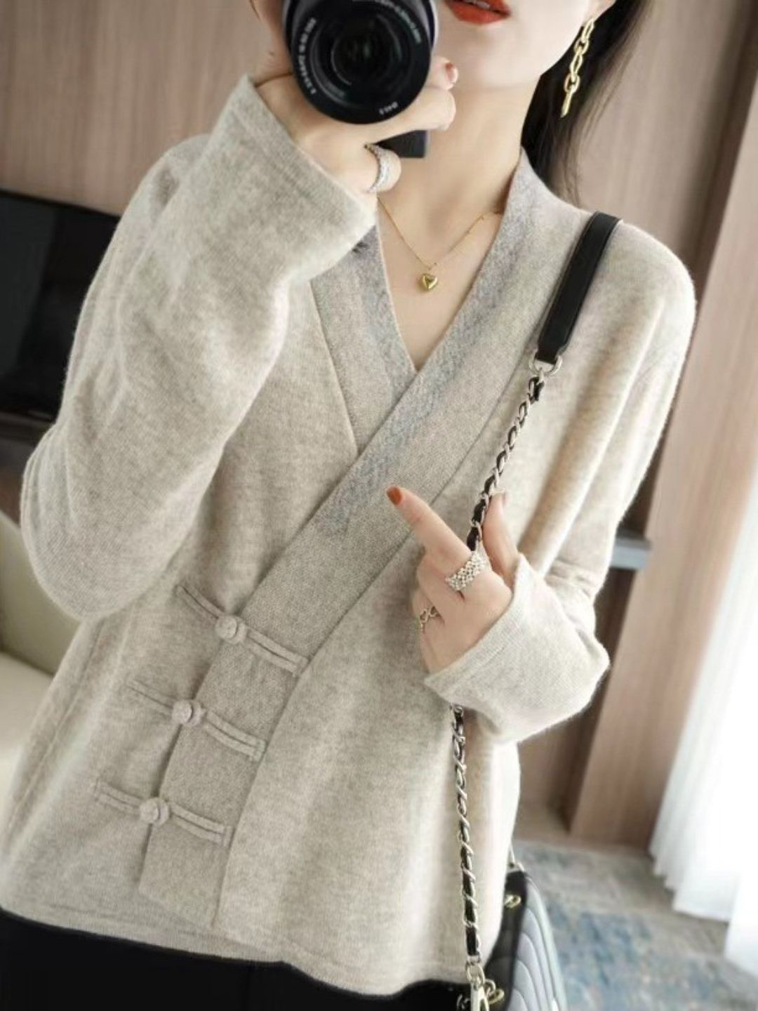 StyleCast V-Neck Wrap Cardigan