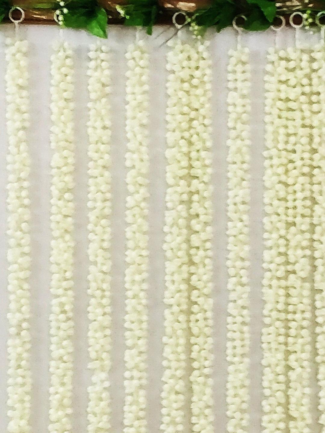 Tiny Shiny White Artificial Jasmine Mogra Flower