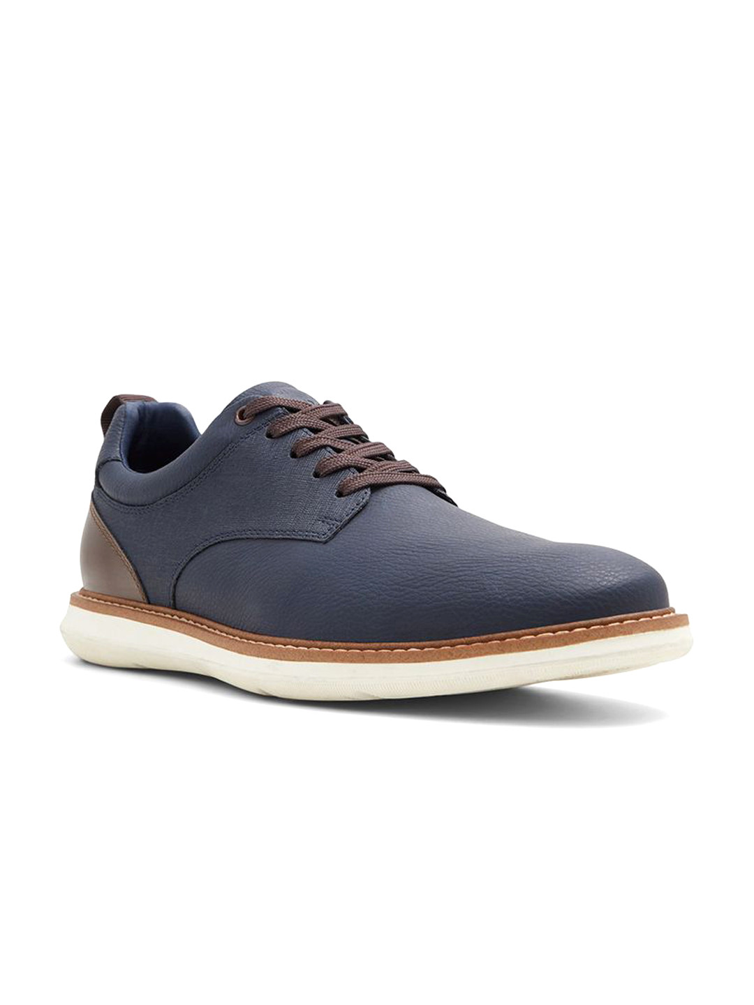 ALDO PRETH Men Textured Contrast Sole Sneakers