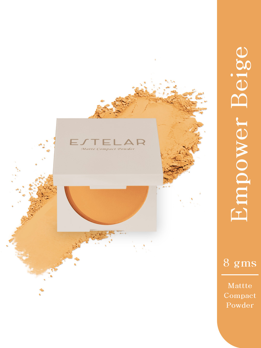 Estelar Matte Lightweight Compact Powder With SPF 15 - Empower Beige
