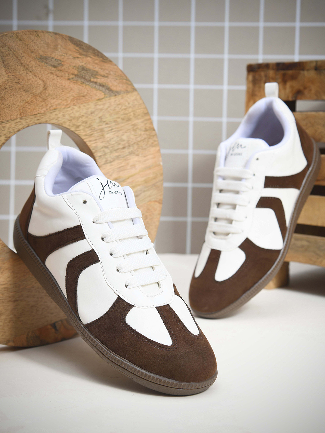 JM Looks Women Designer Lace-Up Sneakers