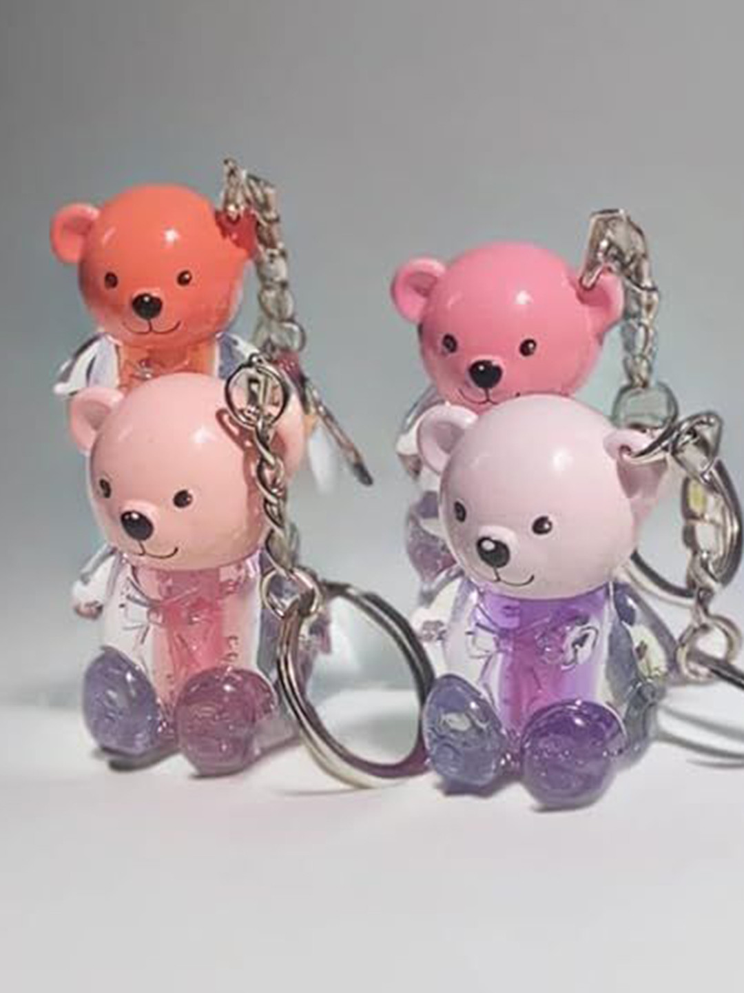 VBA Cute Bear Shape 2 in 1 Lip Gloss - 10 ml - Pink