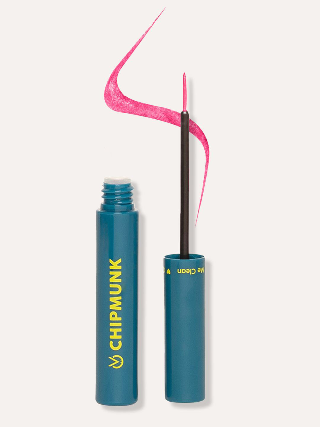 Chipmunk Strike Out Metallic Long Lasting Liquid Eyeliner- 3 ml- Sparkling Fuchsia 18