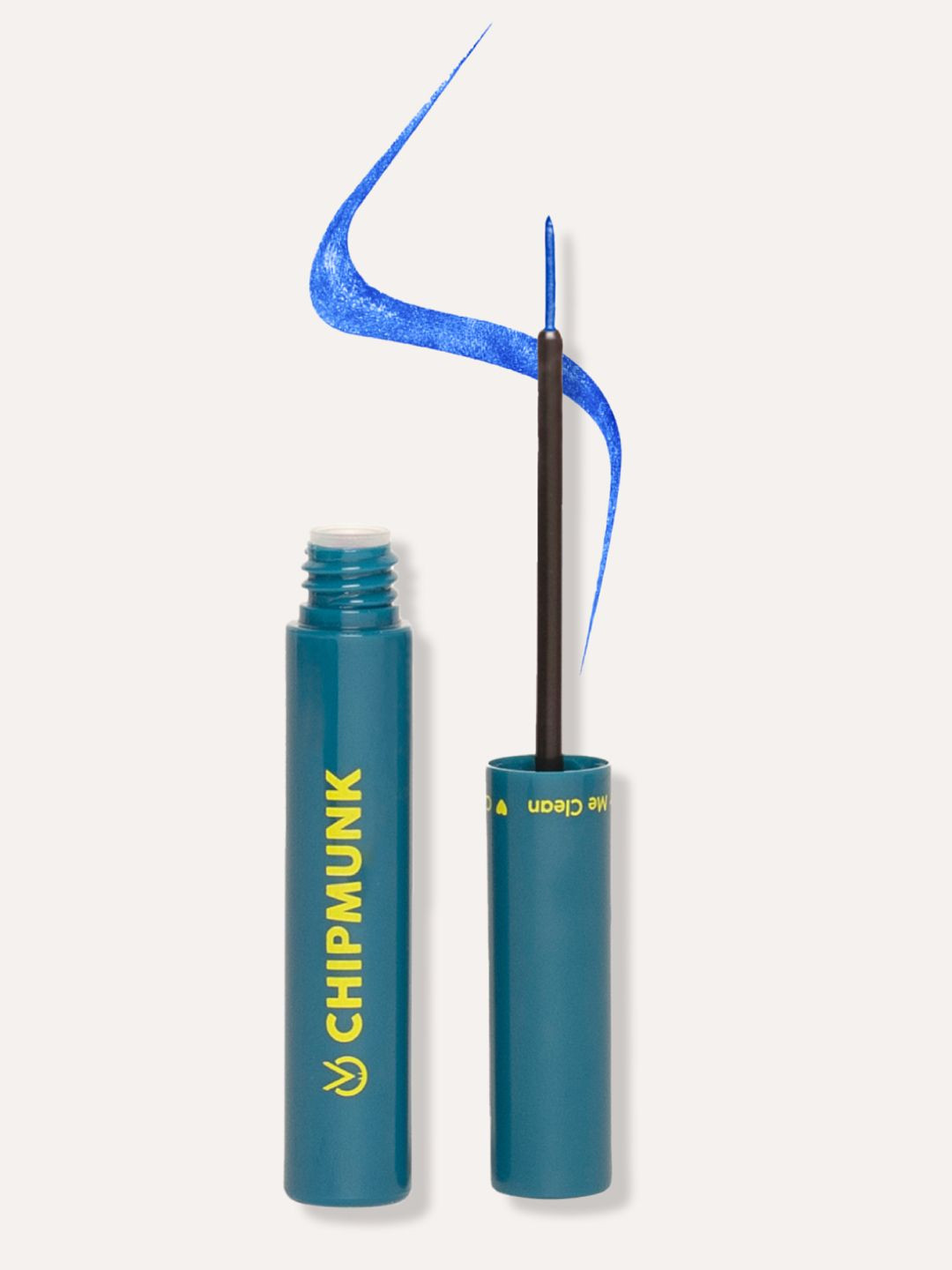 Chipmunk Long Lasting Waterproof Metallic Liquid Eyeliner- 3 ml- Mykonos Blue 21