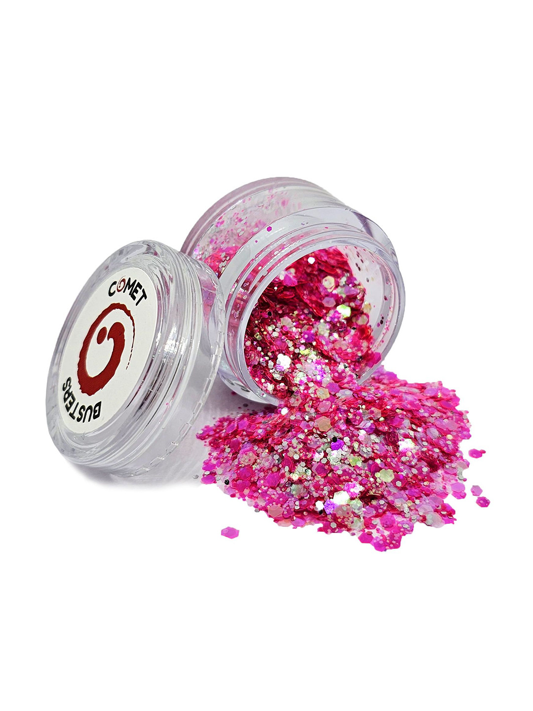 Comet Busters Chunky Glitter Shimmer Body & Eyeshadow - 5 g - Pink