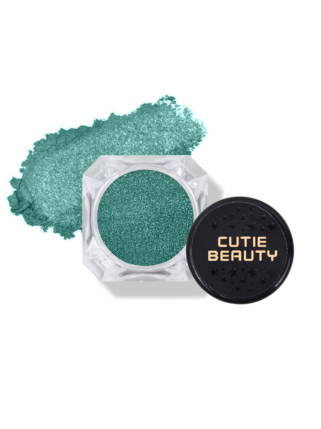 CUTIE BEAUTY Long Lasting Shimmer Glitter Eyeshadow - 50 g - Sea Green - 226