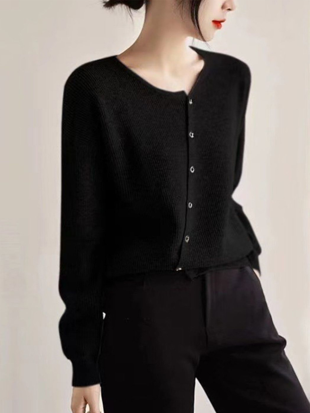 StyleCast Women Button-Front Cardigan