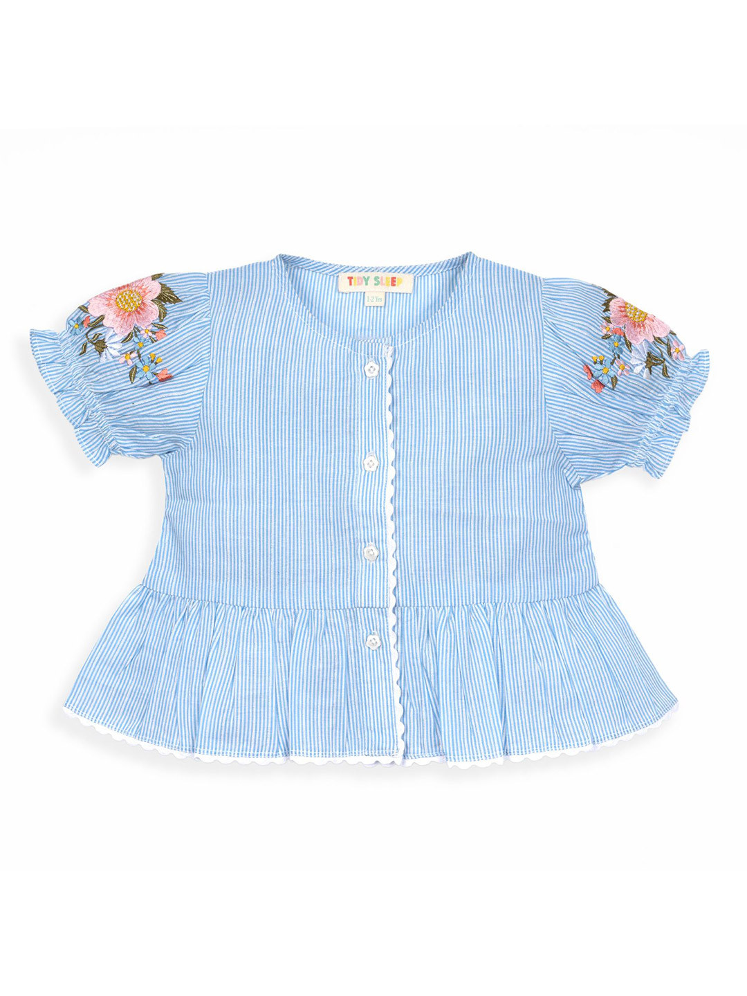 TIDY SLEEP Girls Striped A-Line Dress