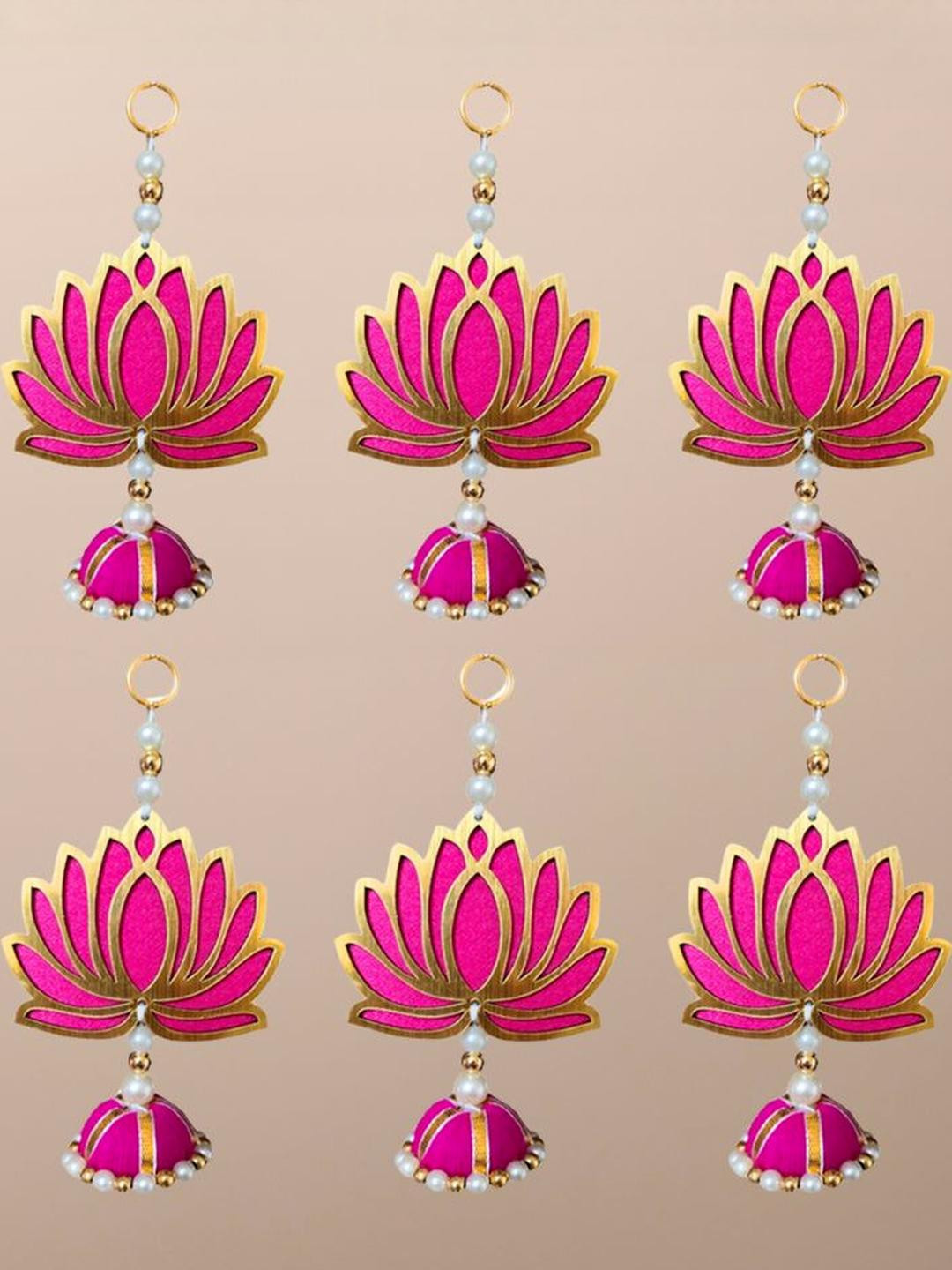 Tiny Shiny Decorative Lotus Wall Hangings