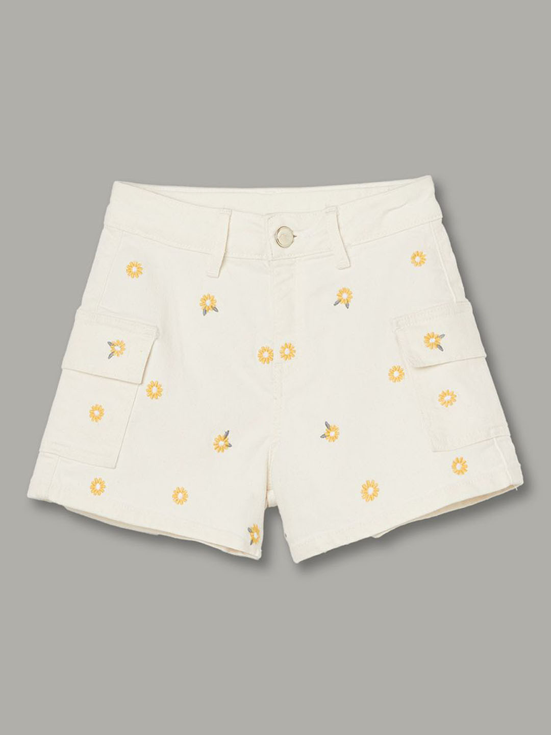 Fame Forever by Lifestyle Girls Regular Fit Mid-Rise Self Design Shorts