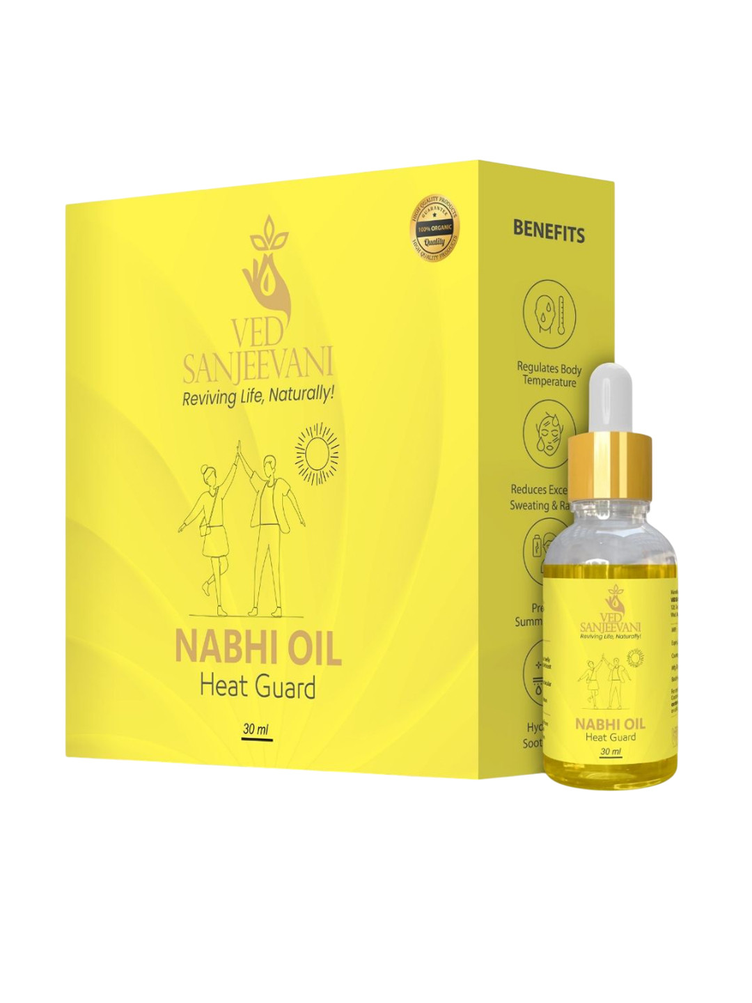 Ved Sanjeevani Heat Guard Nabhi Oil- 30 ml