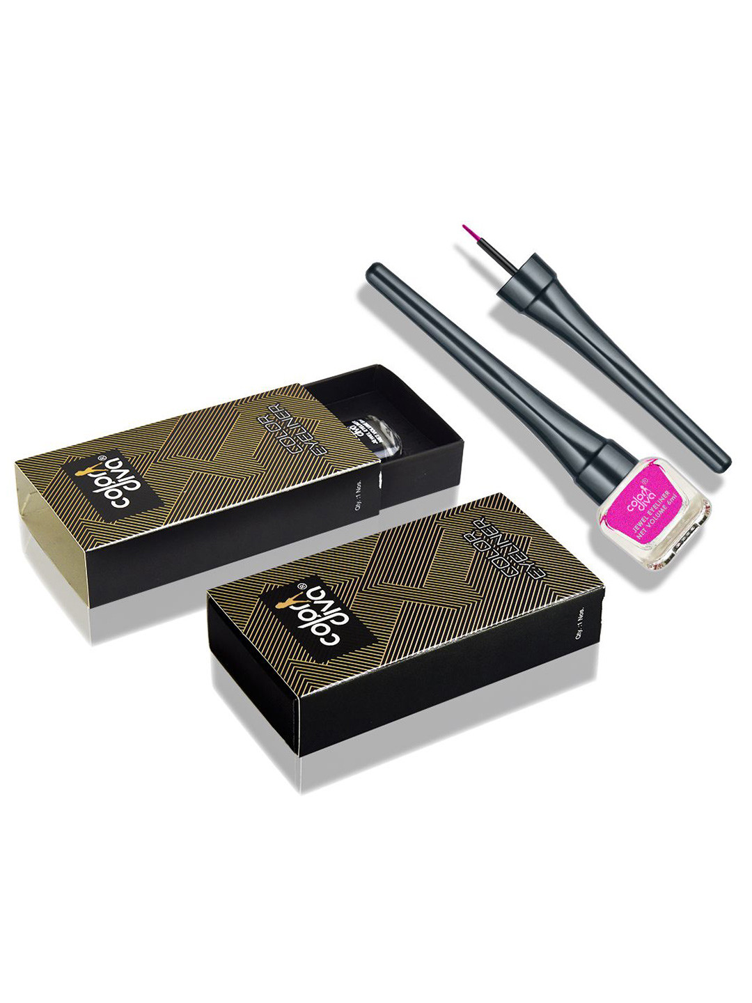 Color Diva Jewel Waterproof Shimmer Liquid Eyeliner - 6 ml - Pink