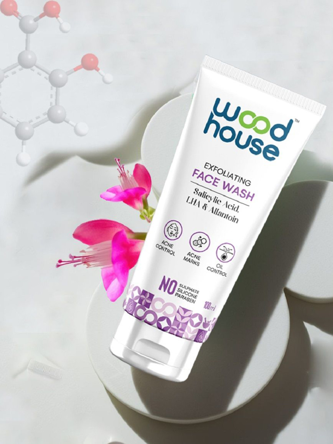 Wood House Salicylic Acid Face Wash With Allantoin LHA - 100 ml