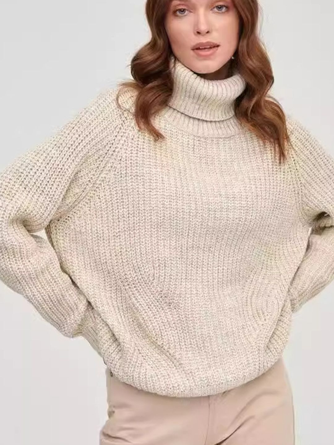 StyleCast Women Ribbed Long Sleeves Cowl Neck Sweaters