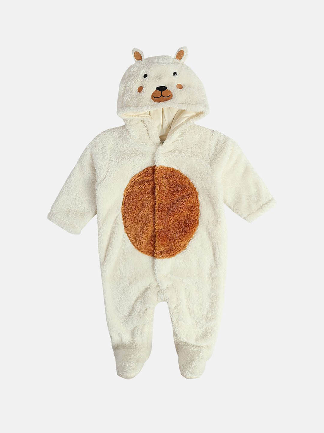 MINI KLUB Boys Solid Full Sleeves Sleepsuit