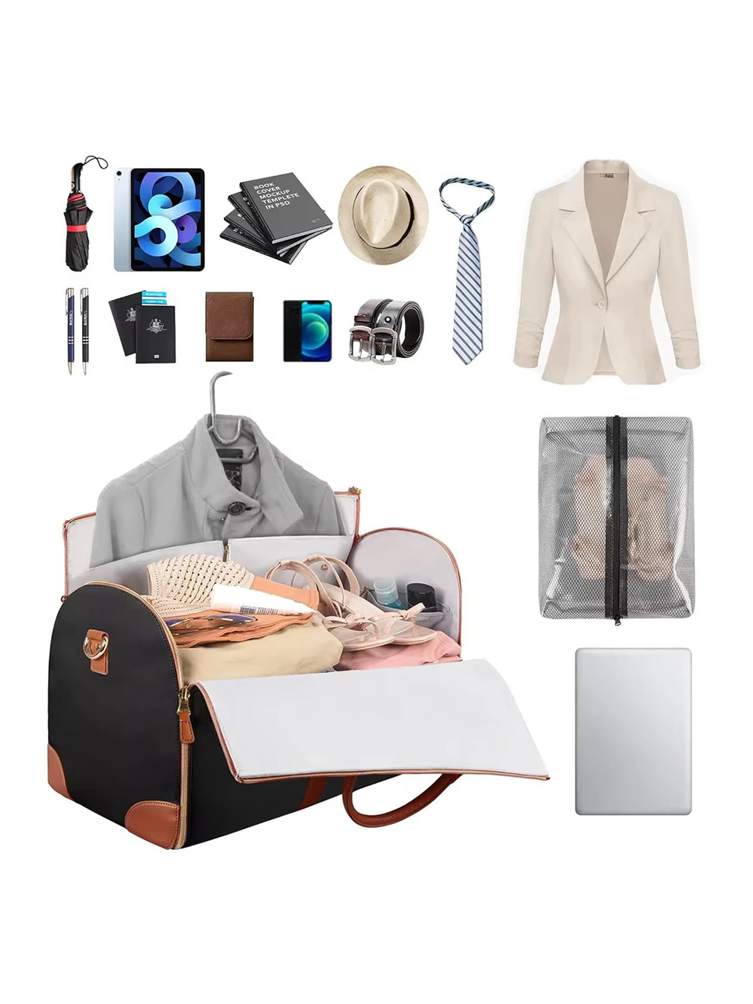 AUGEN Compact Luggage Tag Travel Accessory