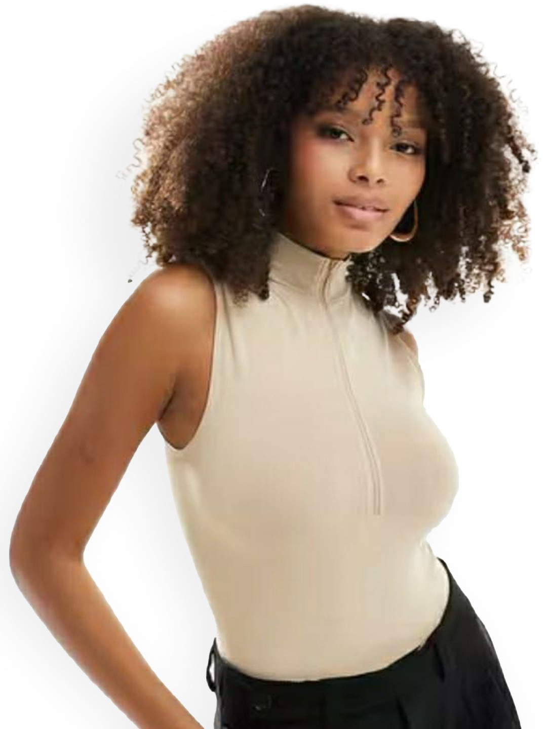 TRENDY ERA Women Body Zipper Body Suit