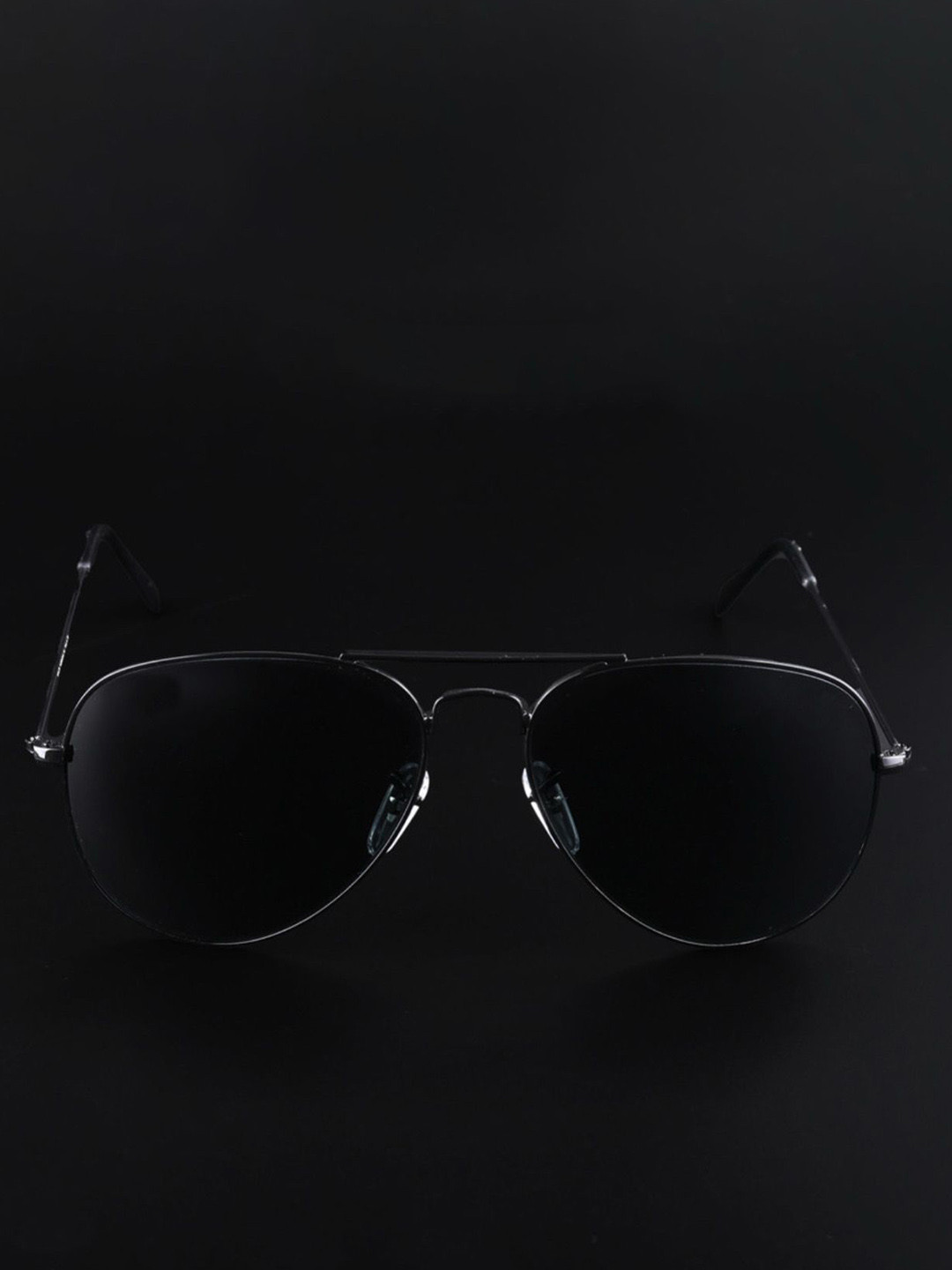 IFLASH Unisex Full Rim UV Protected Aviator Sunglasses AVIAT GLASS FUL BLACK