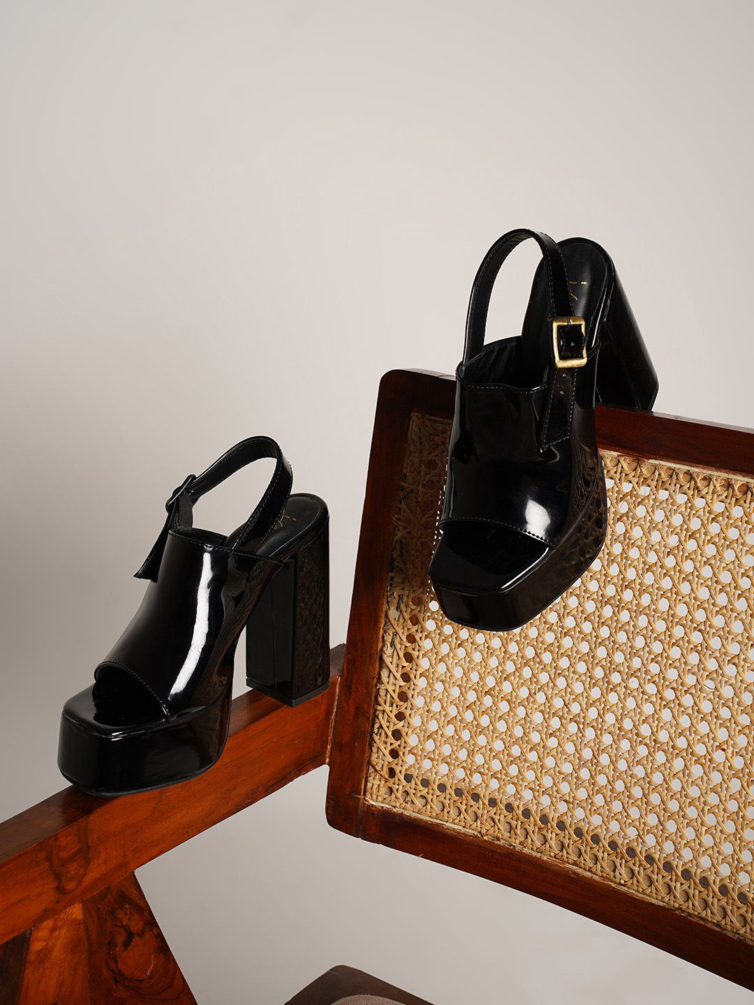 JM Looks Women Platform Block Heel Slingback Sandals