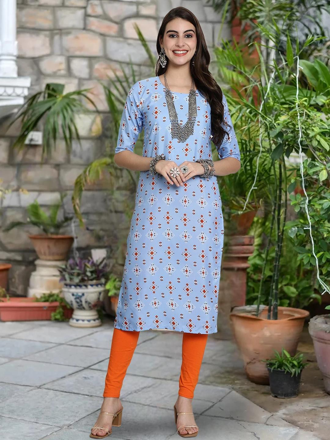 Ethnic basket Women Crepe Kurta
