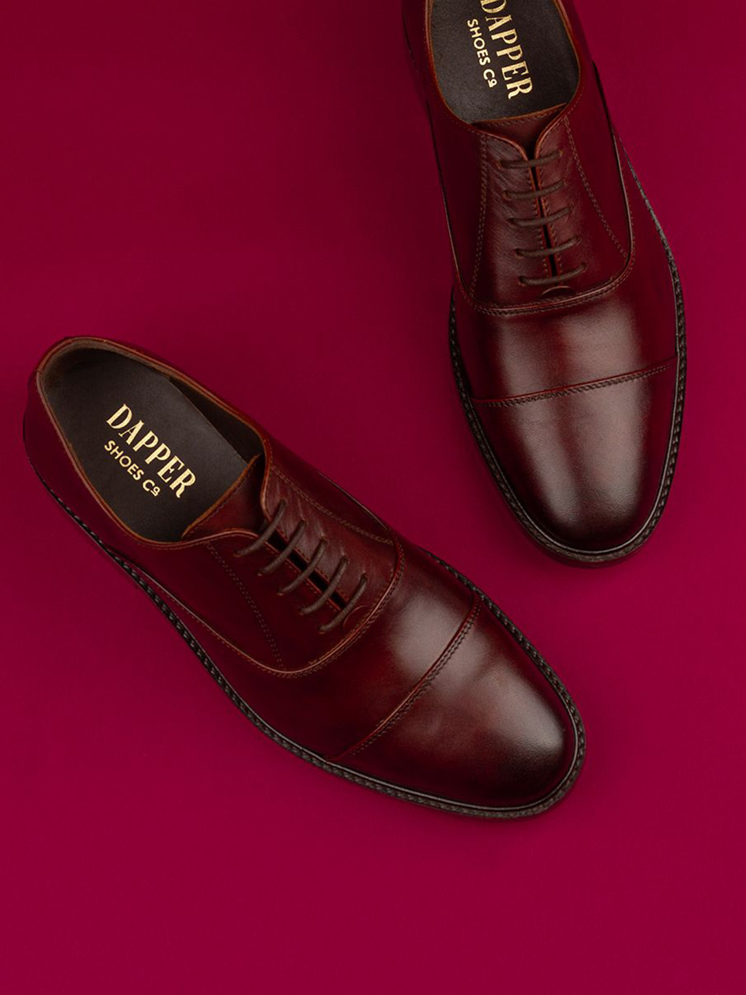 Dapper Shoes Co. Men Leather Formal Oxfords