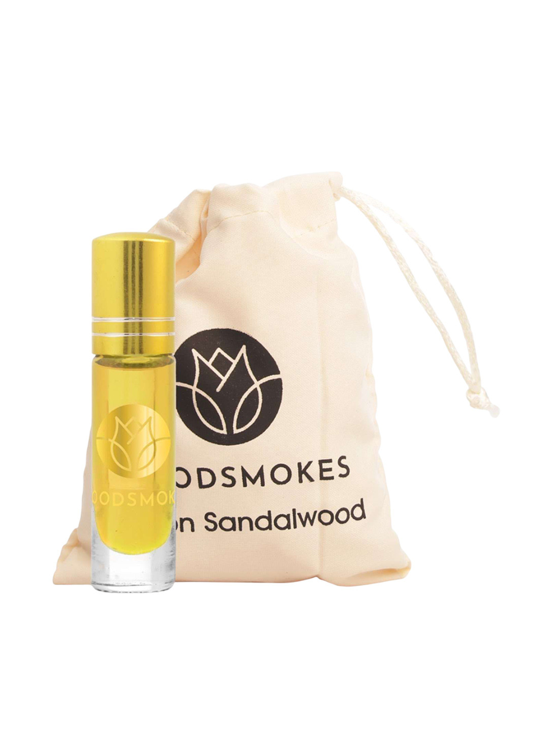 WOODSMOKES Saffron Sandalwood Long Lasting & Alcohol Free Attar - 6 ml