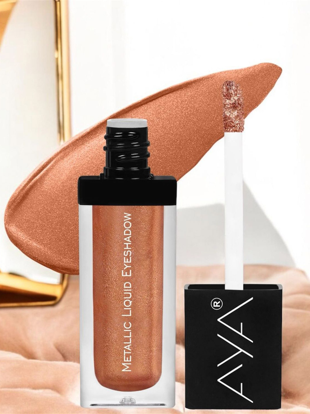 AYA Metallic Long Lasting Liquid Eyeshadow - 6 ml - Bronze