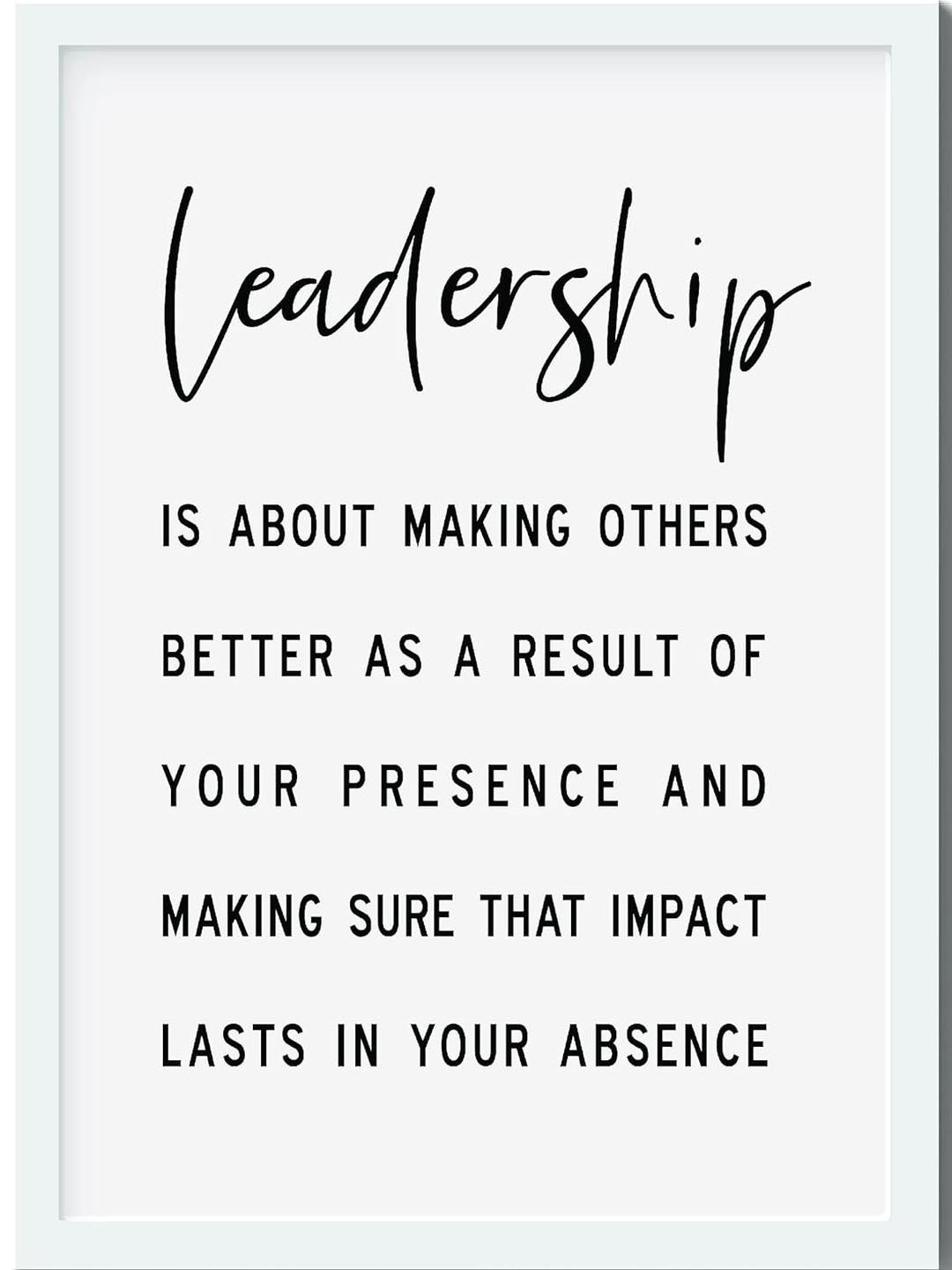 TAGVE Leadership Quote Wall Frame