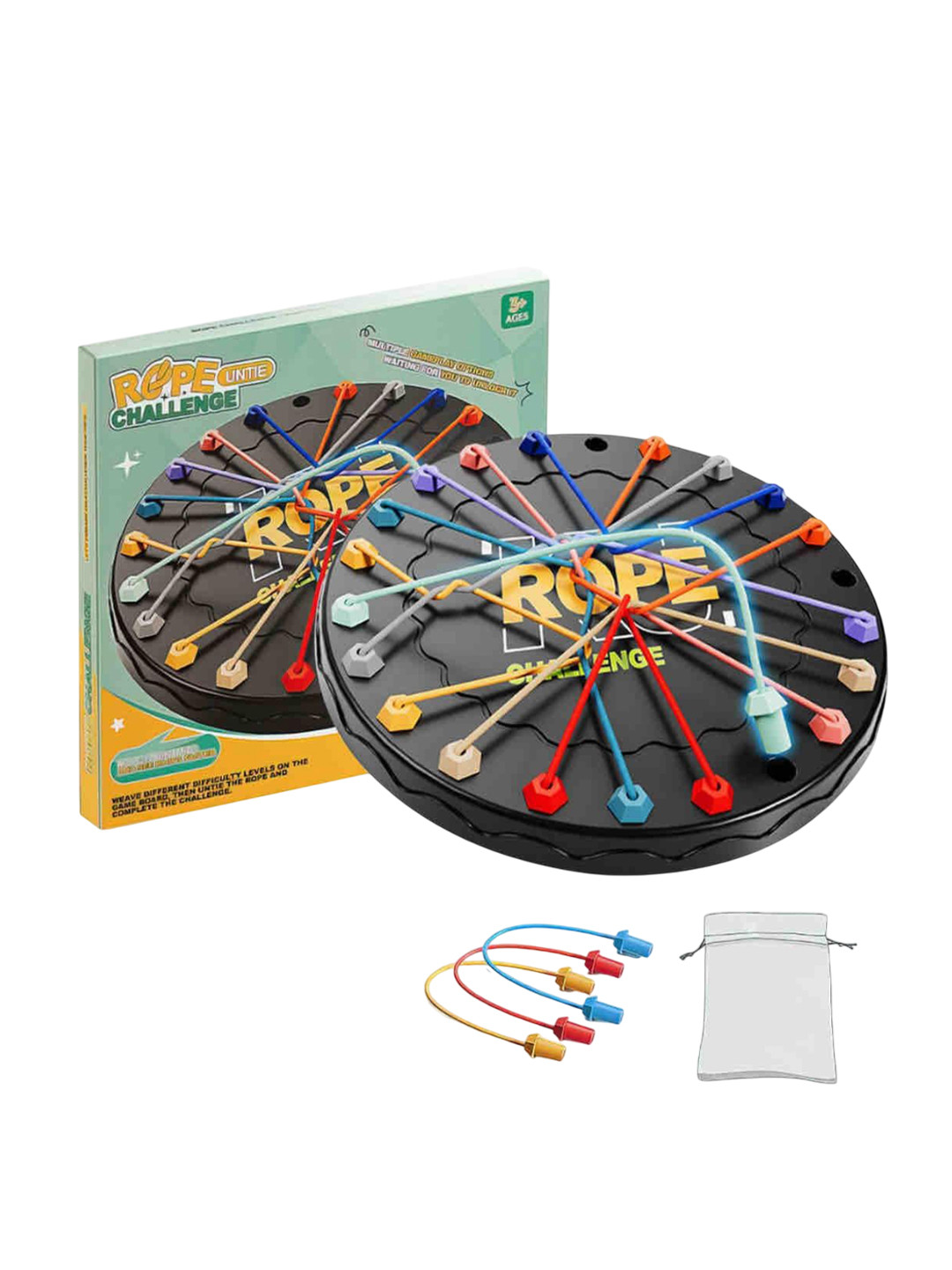 Kidoyz Kids Plastic Puzzles Rope Untangle Toy