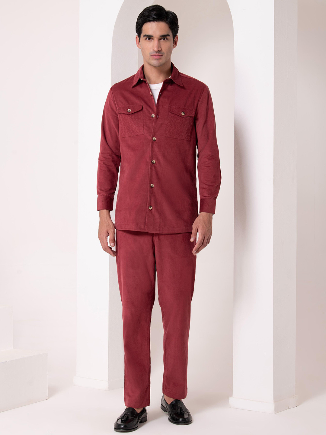 HOUSE OF S Shirt & Trousers Co-Ord Set