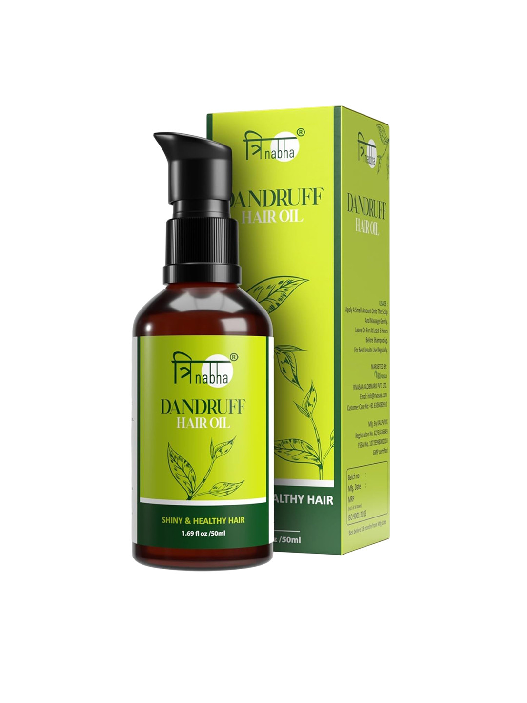 Trinabha Dandruff Hair Oil for Healthy Hair - 50 ml