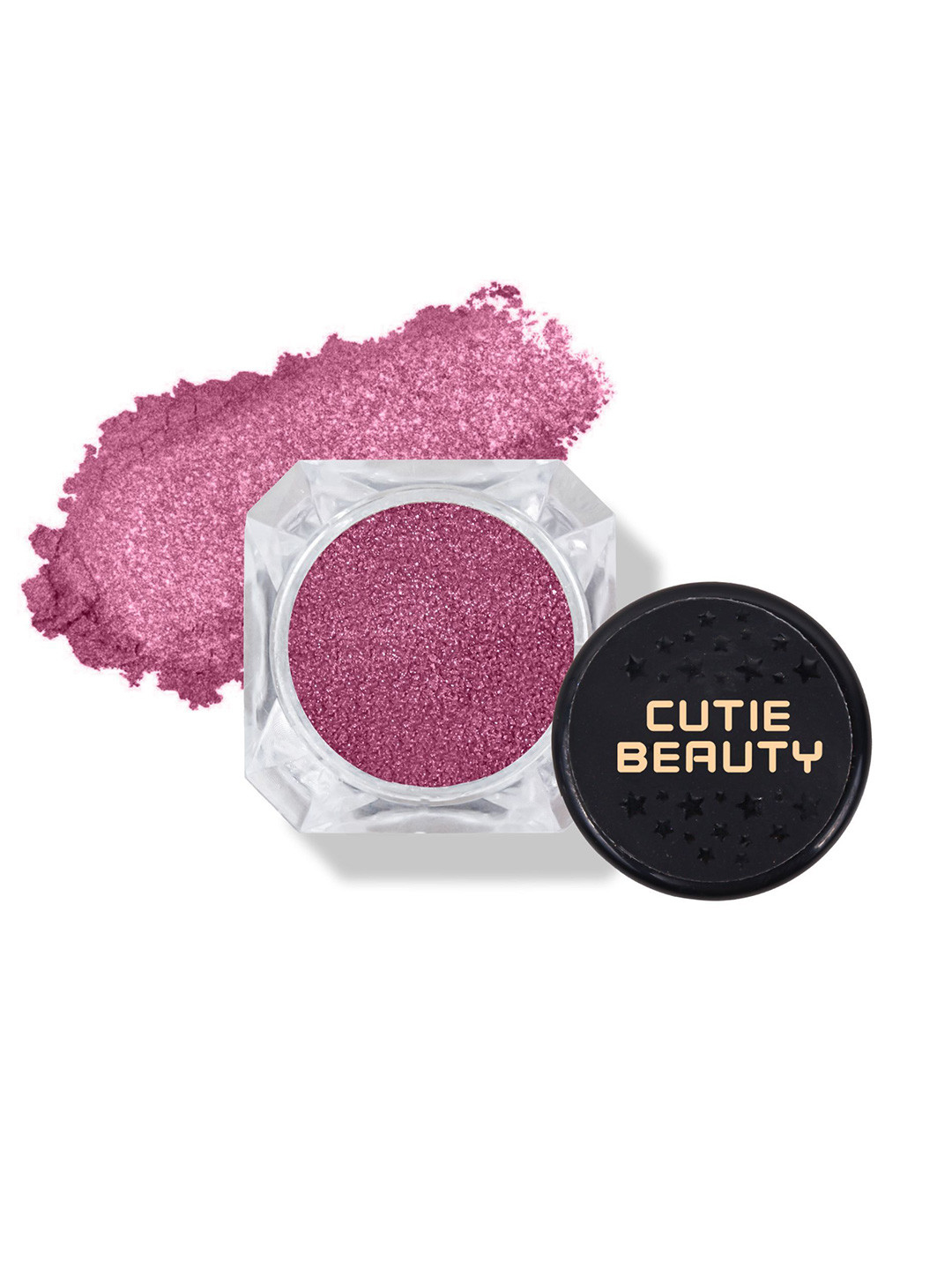 CUTIE BEAUTY Long Lasting Shimmer Glitter Eyeshadow - 50 g - Pink - 223