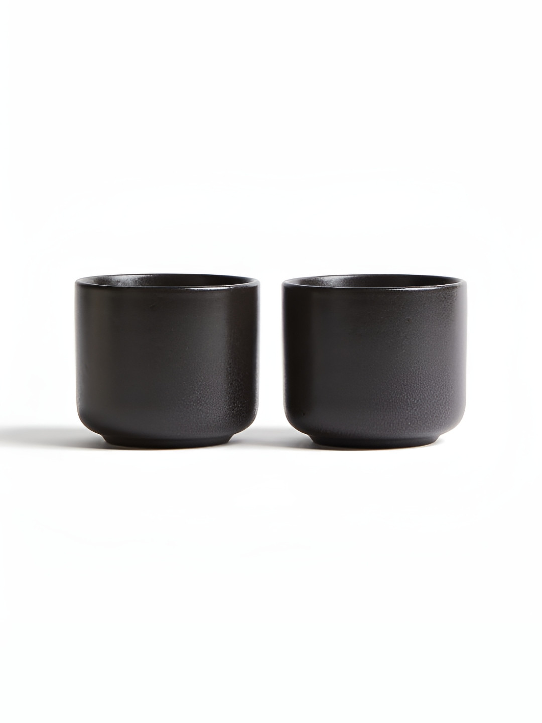 H&M Black 2-Pack Reactive-Glaze Mugs