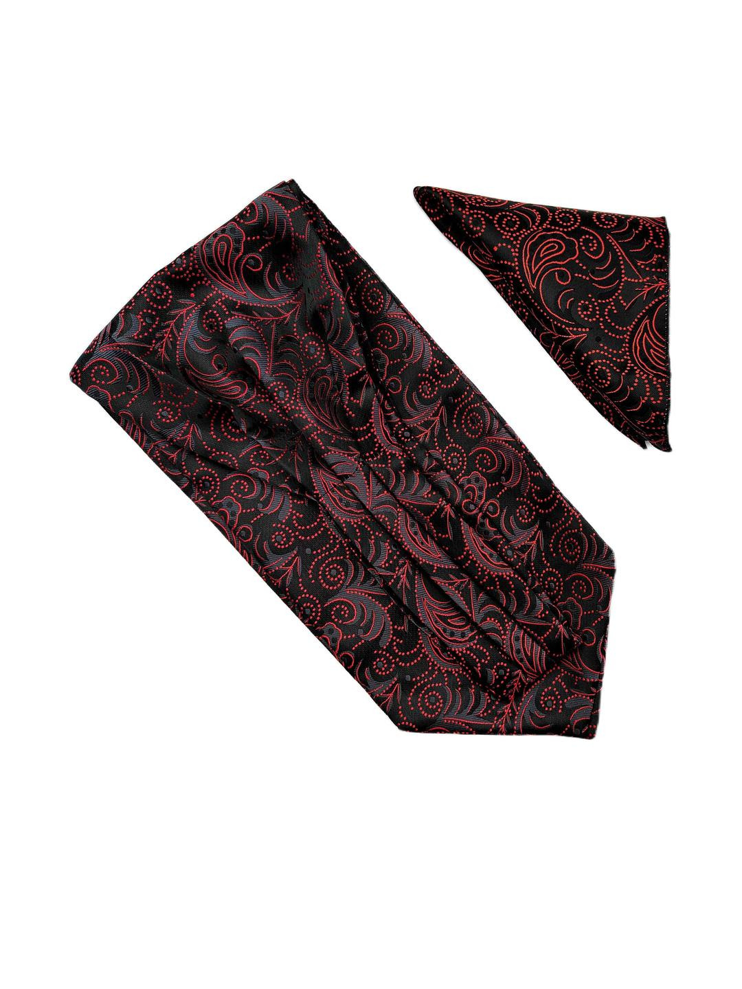 VOICI Men Accessories - Ascot Tie & Pocket Square Combo