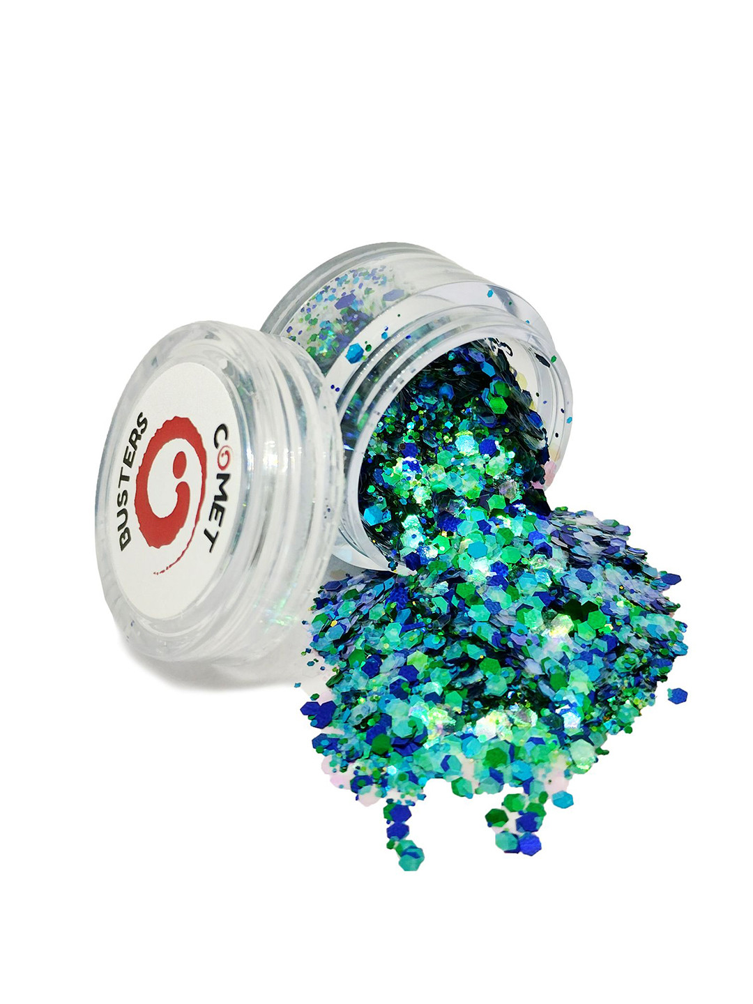 Comet Busters Chunky Glitter Shimmer Body & Eyeshadow - 5g - Blue