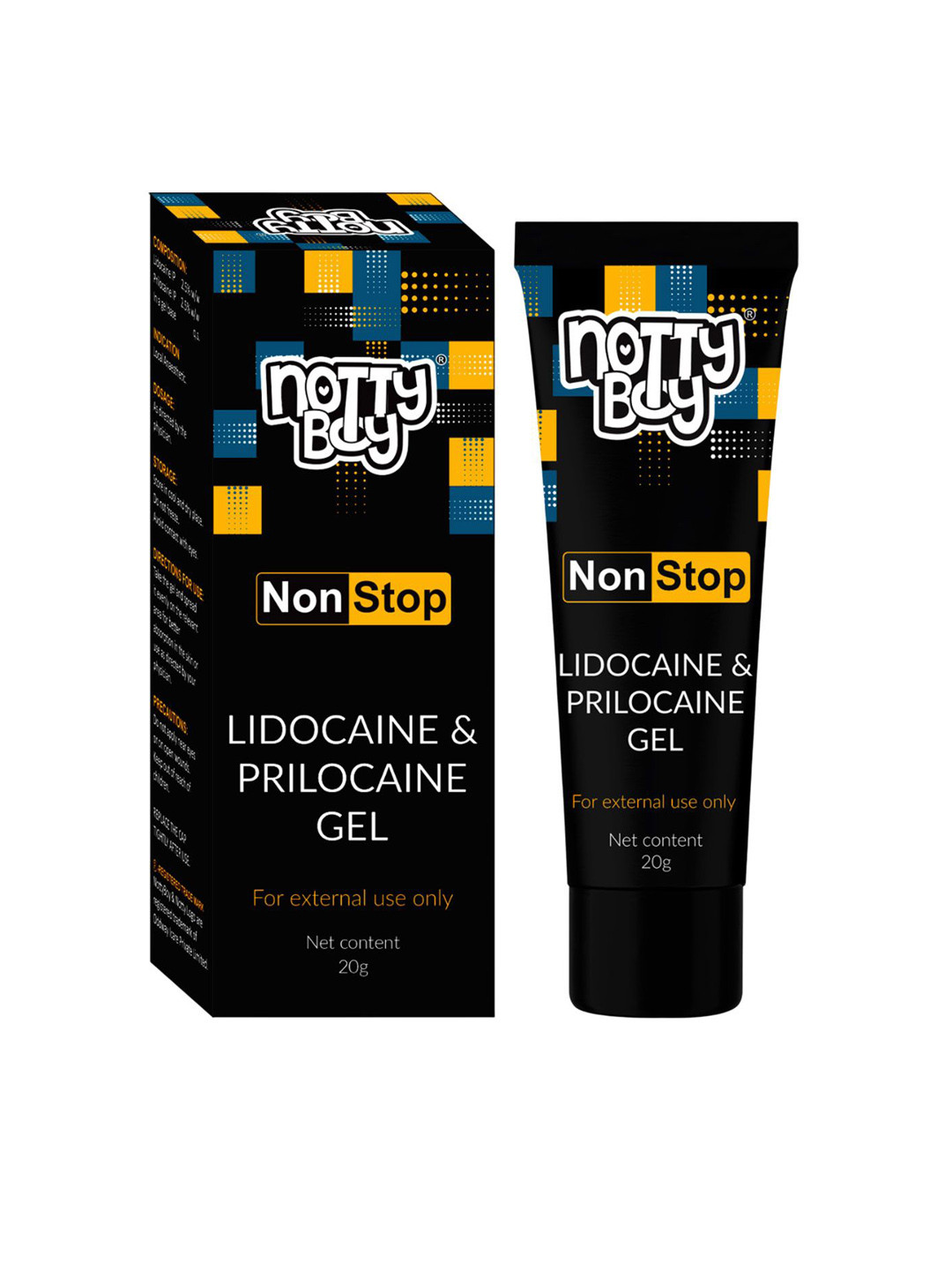 noTTy Boy Men Non Stop Lidocaine & Prilocaine Gel - 20 g
