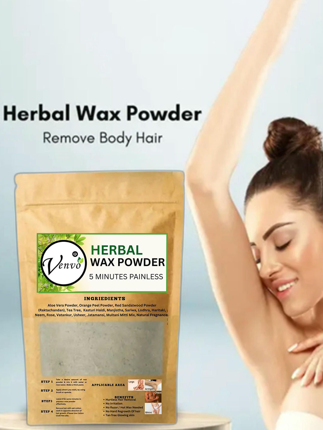 VENVO Herbal Wax Powder - 100 g