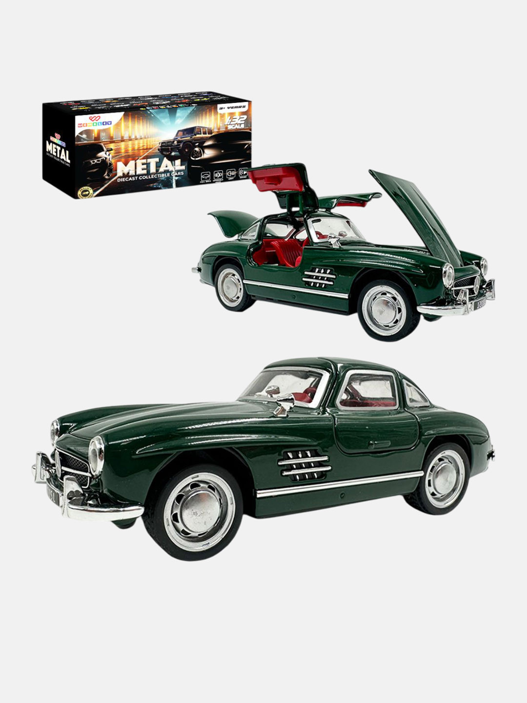 WEMBLEY Kids Vintage Car Toy Vehicles