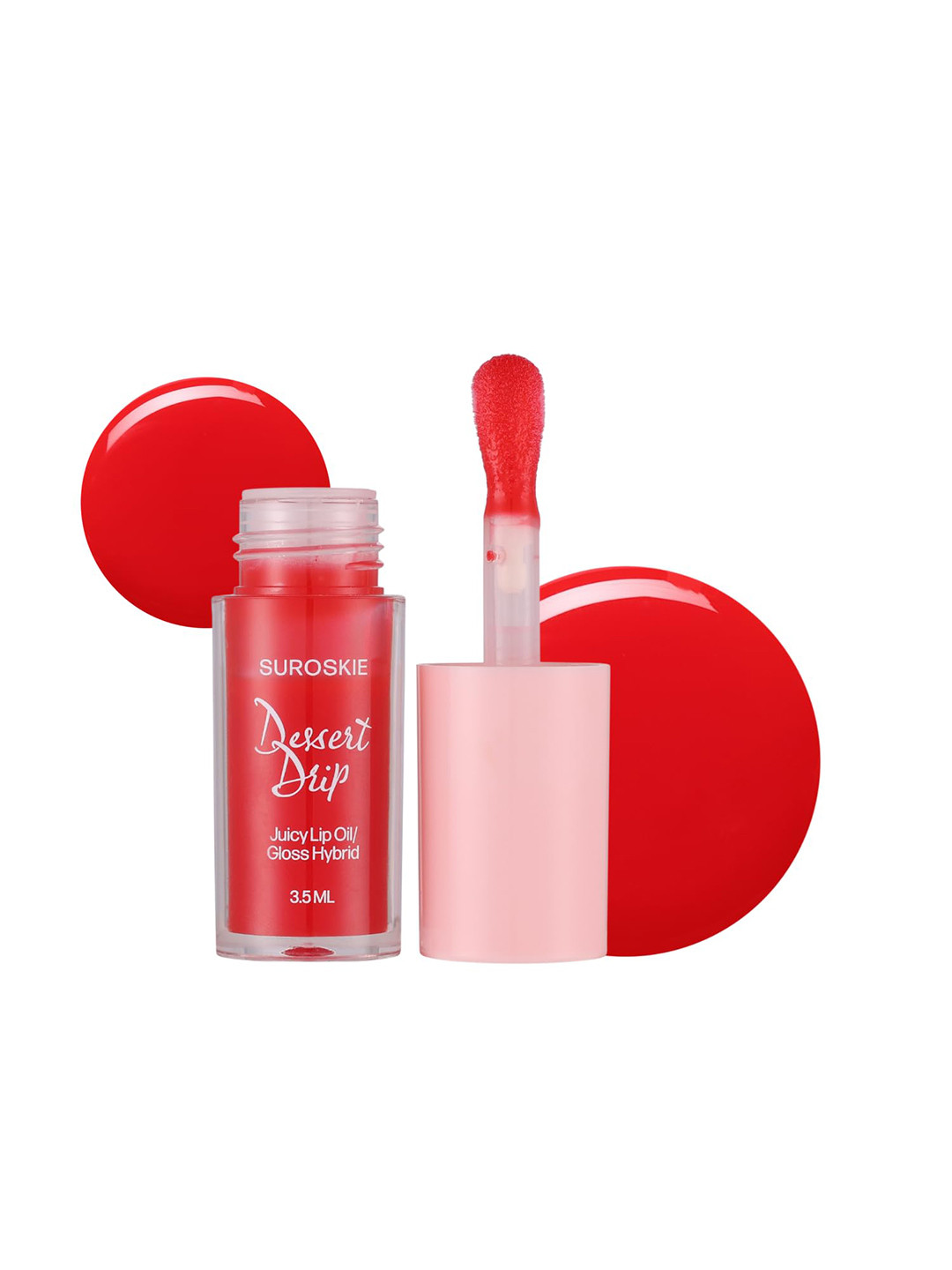 SUROSKIE Peach Dessert Drip Glossy & Hydrating Lip Oil - Crepe Care 3.5ml