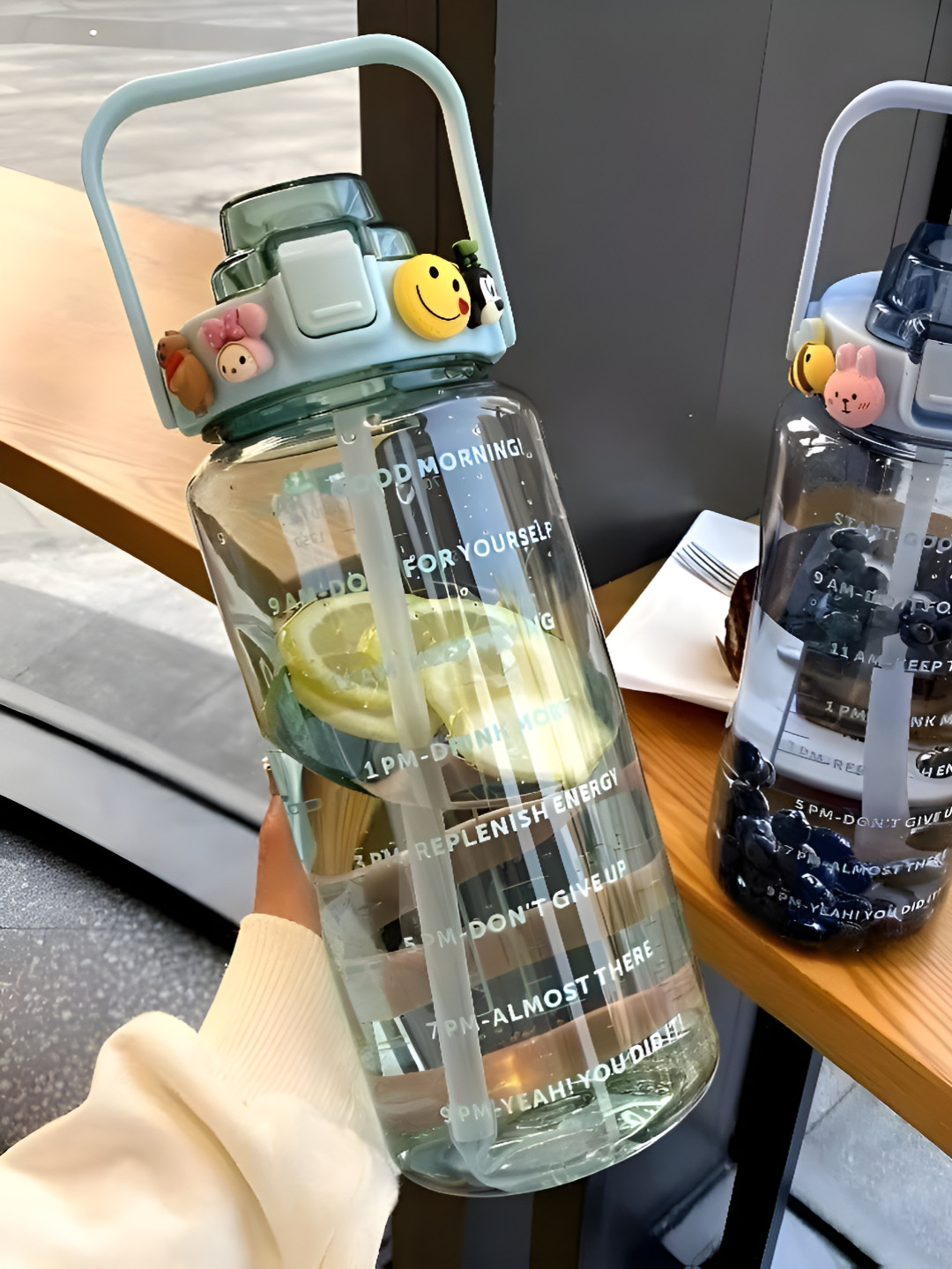 Virtuous Transparent Printed Water Bottle 2 L